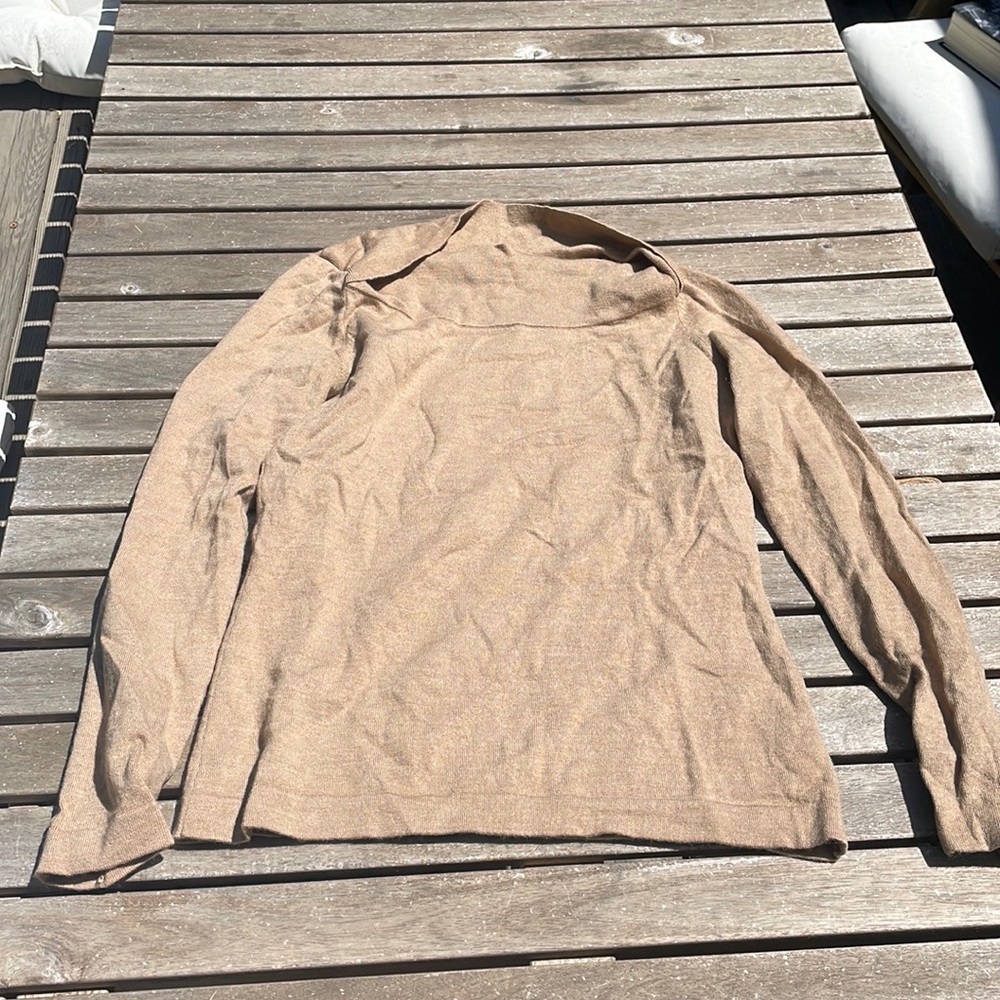 Banana Republic Shawl Boat Neck Merino Sweater
